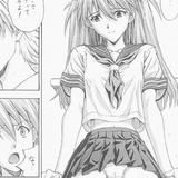 Terrific anime schoolgirl caught masturbating and got hieroglyphs all over her mouth-watering hips