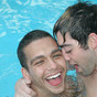 Papi pool party gets crazy when the guys get naked and frisky