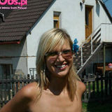 Polish sweetie getting nude sunbath