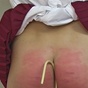 Crying School Girl Caned