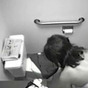 Changing in a bathroom was a bad idea and now this cutie got her ass captured on spy cam.