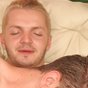 Three dick licking studs sucking fucking and swapping jizz