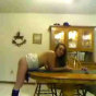 Housewife gets bent over the table and nailed