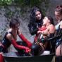 Videos of latex dominatrix punishes her lesbian slave with water