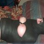 Bound slave takes severe nipple pain