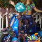 Hot masturbation party on motorbike with sexy girl Rhiannon