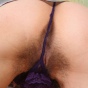 This sexy girl loves to use her sex toys on her hairy pussy. This time she out some balls in it and is just loving this feeling.