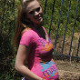 Pregnant Kristi naked outdoors