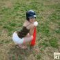 Sweety baseball player Kitty Kim showing her assets outside