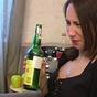 Drunk and dissolute young slut